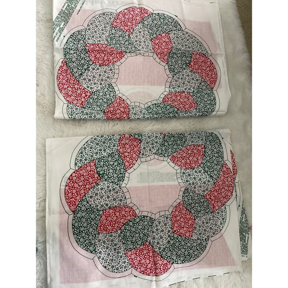 Spring Mills, 7553, Christmas, Wreath, Fabric Sewing, Vtg, Holiday Wreath - Picture 5 of 5